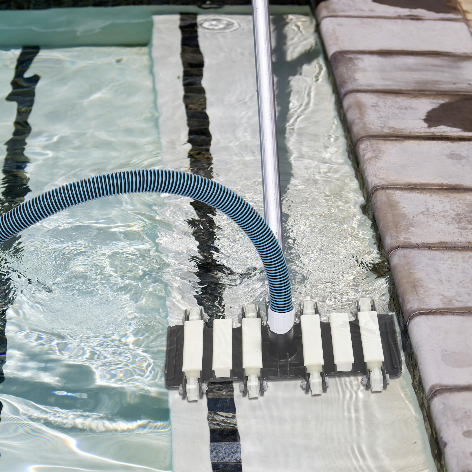 Swimming Pool Vacuum Head,Professional Weighted Flexible Pool Cleaner In-Ground