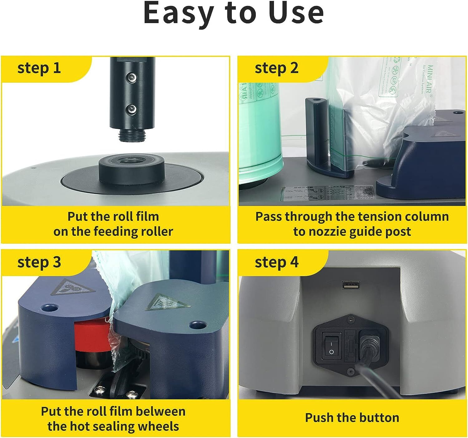 MINI AIR EASI Air Cushion Machine EA2 Air Pillow or Bubble Packaging 2nd Gen