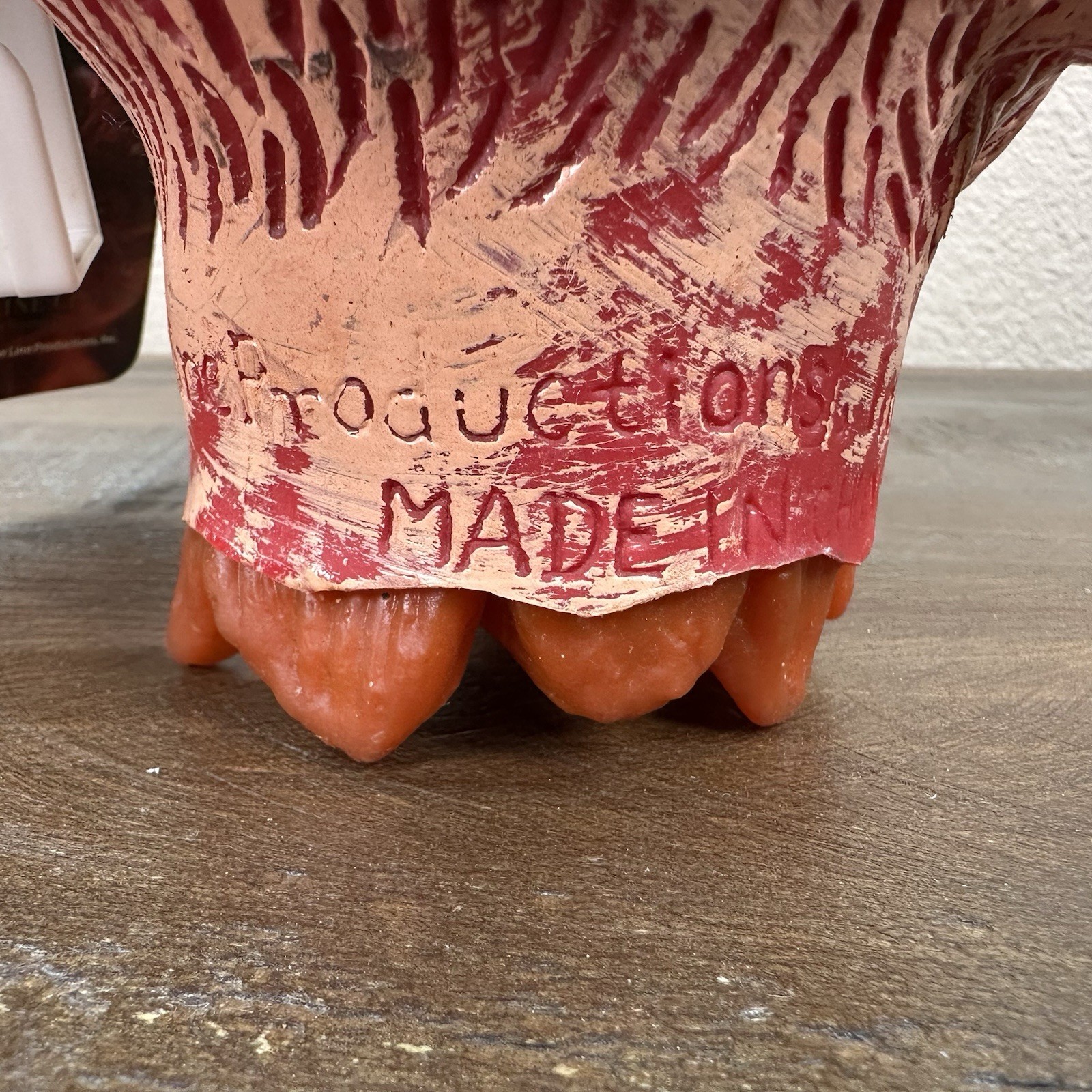 NWT Nightmare on Elm Street Freddy Krueger Rubber Shrunken Head New Line 7”