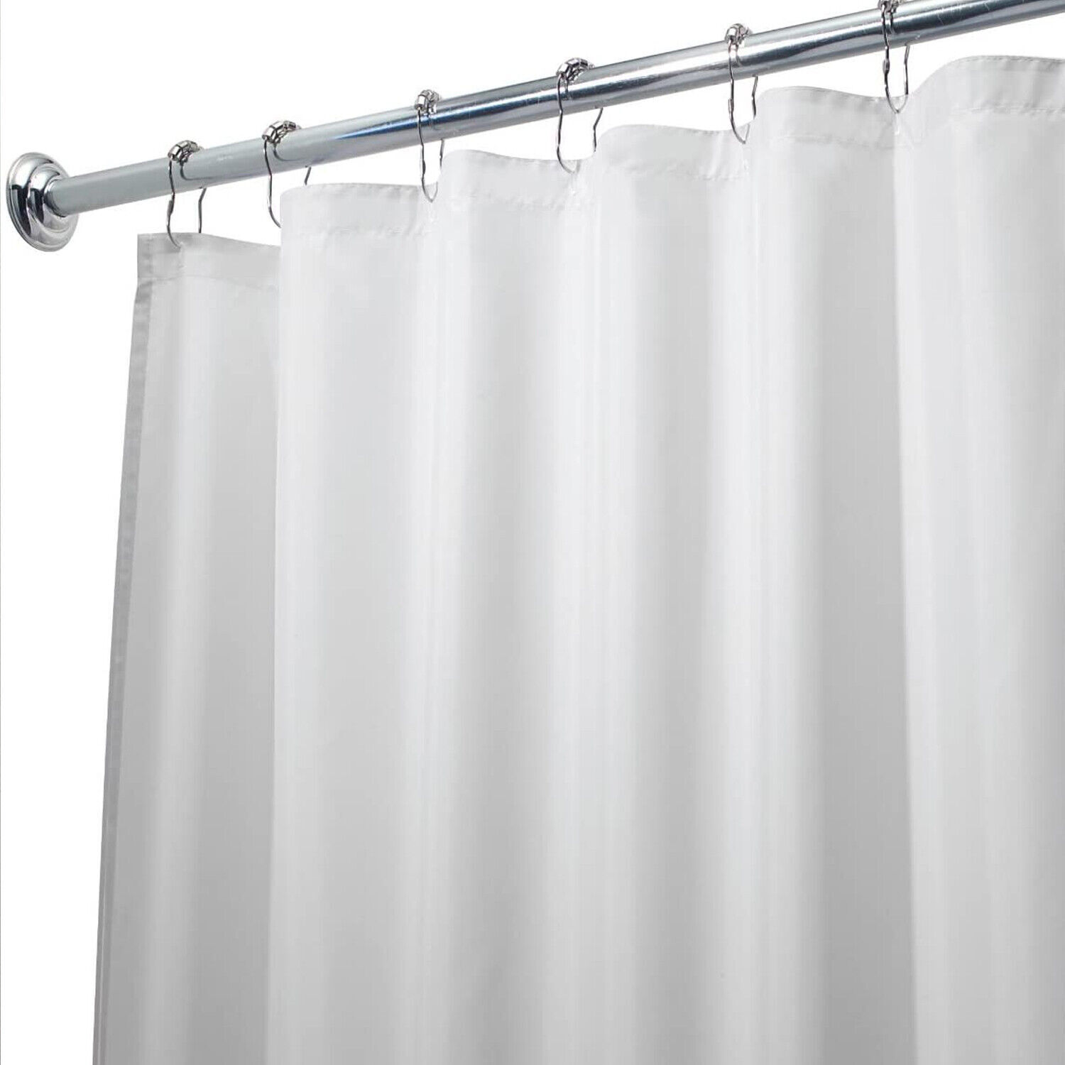 2 PACK SOLID WATER REPELLENT BATHROOM SHOWER CURTAIN VINYL LINER MANY COLORS