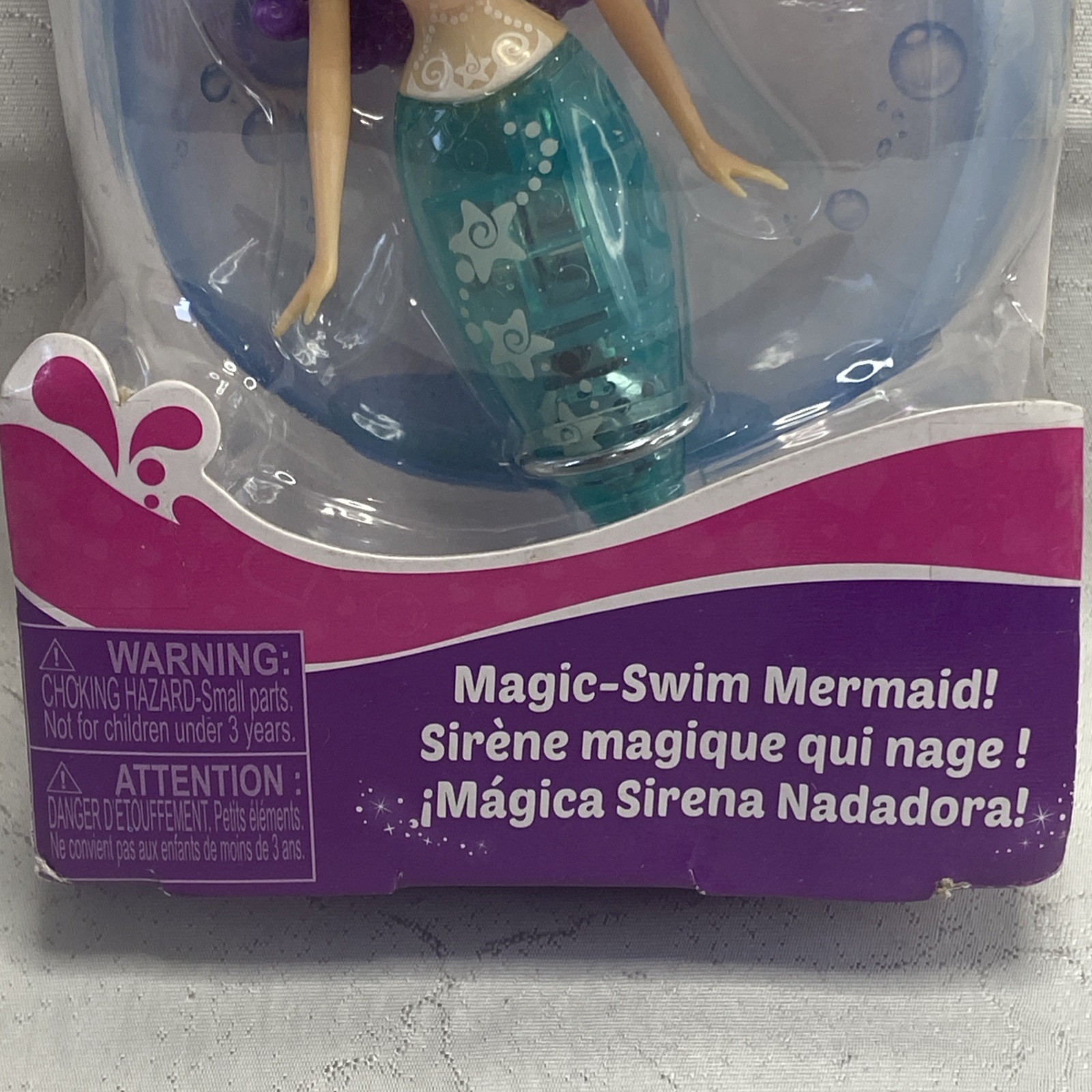 Pets Alive Magic-Swim Mermaid Figure ZURU Purple Hair Swimming Toy 3+ Water NEW