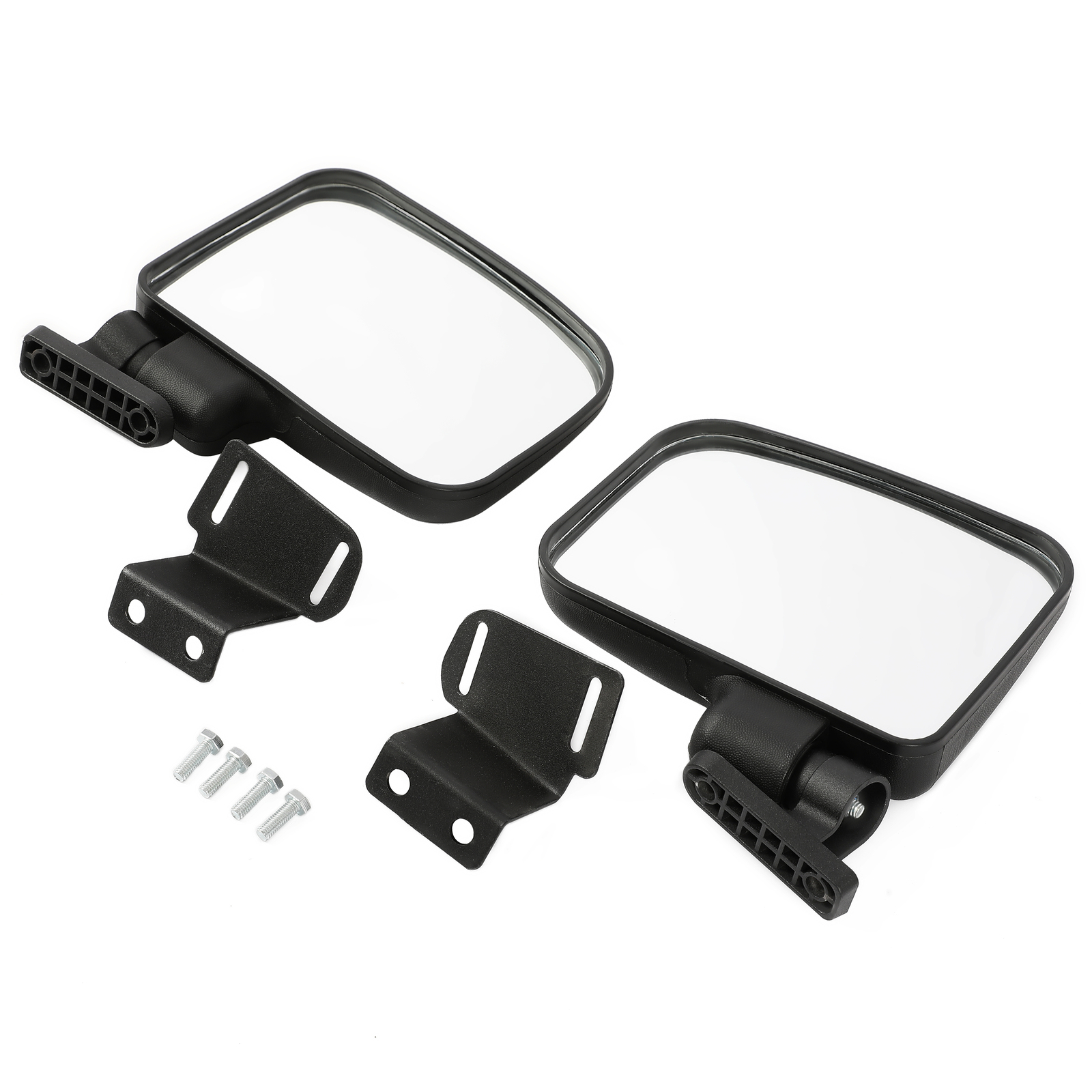 For Polaris Ranger XP 900 2013-2019 Pair (LH+RH) Side Rear View Mirror Set