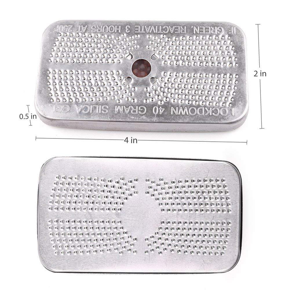 8/4/2 Pack 40 Gram Reusable Silica Gel Desiccant Beads Canister Dehumidifier 40g