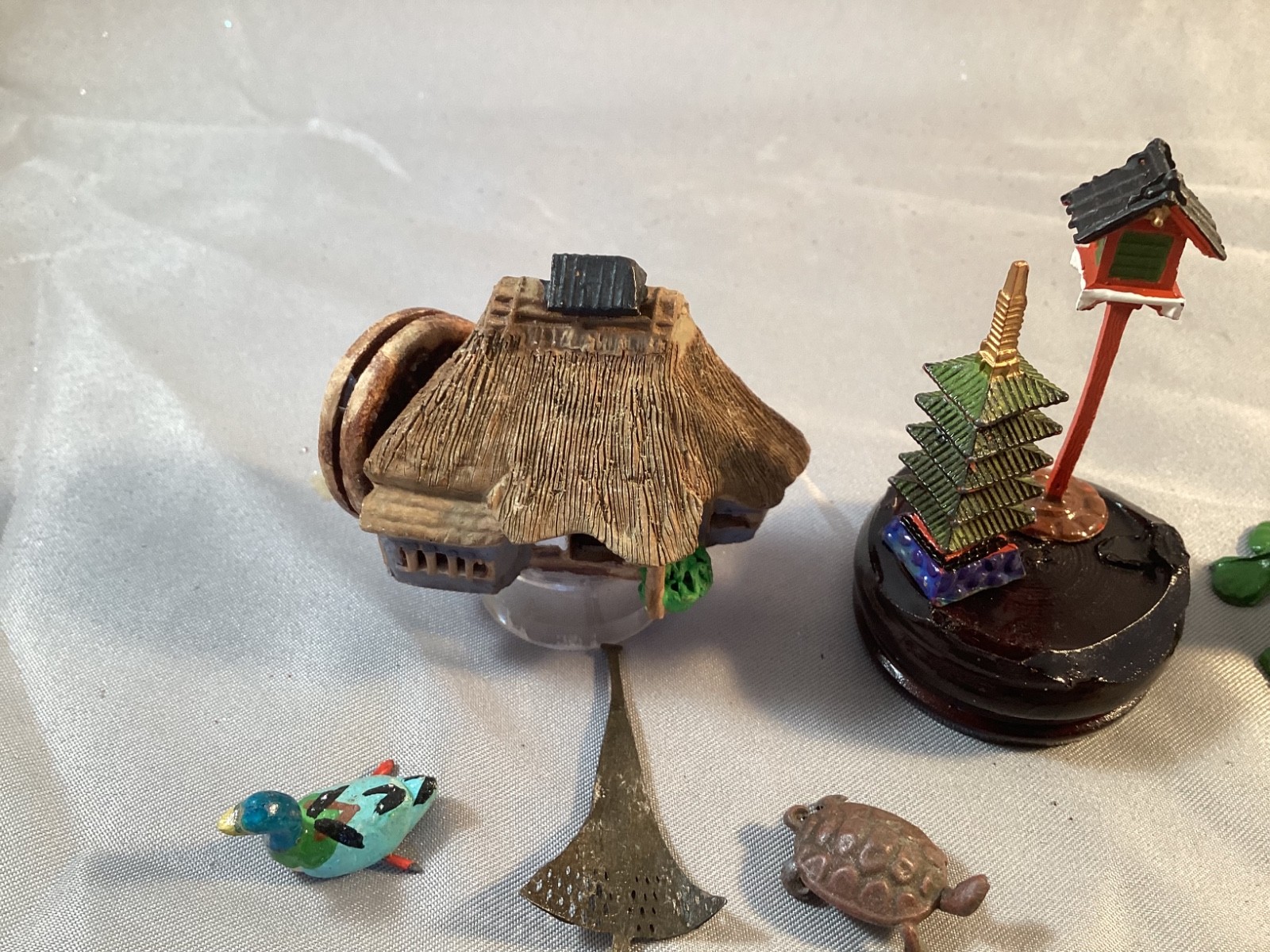 Vintage Miniature Japanese Bonsai Set of 12 Pieces