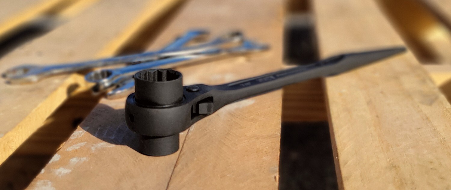 3/4" x 7/8" Ratchet SPUD Scaffold Wrench For Aligning Bolts