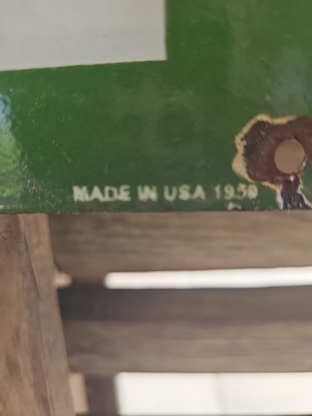 VINTAGE 1955 Texaco Diesel fuel 2 Porcelain Advertising Sign (Green) 18" X 12"