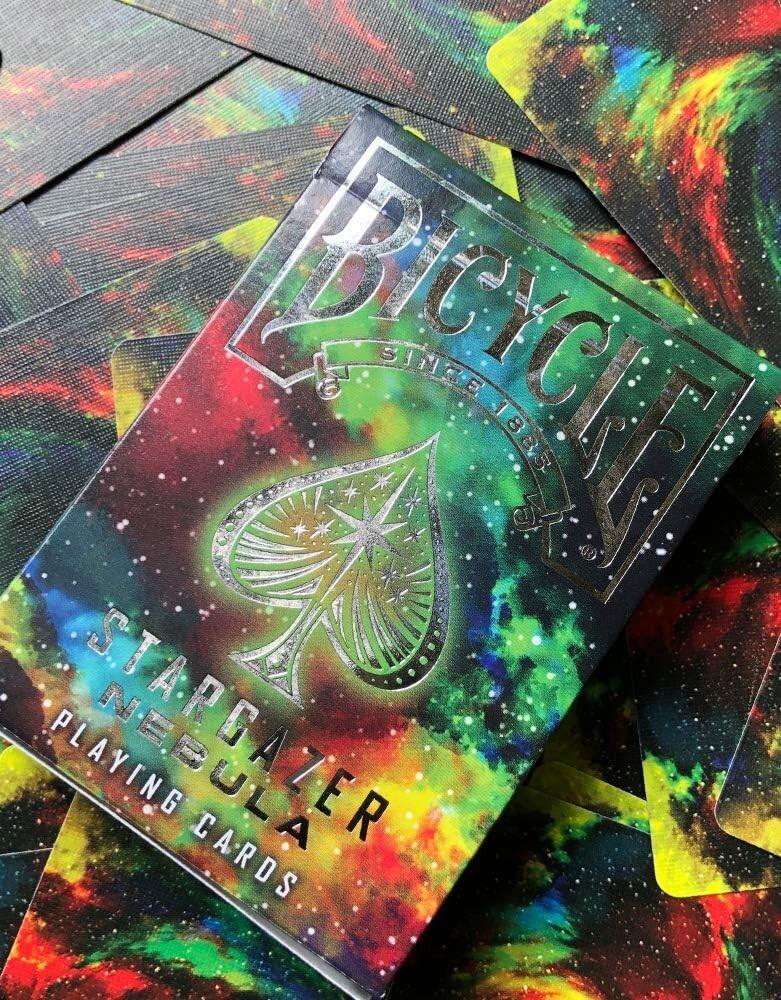 Bicycle Stargazer Nebula playing cards