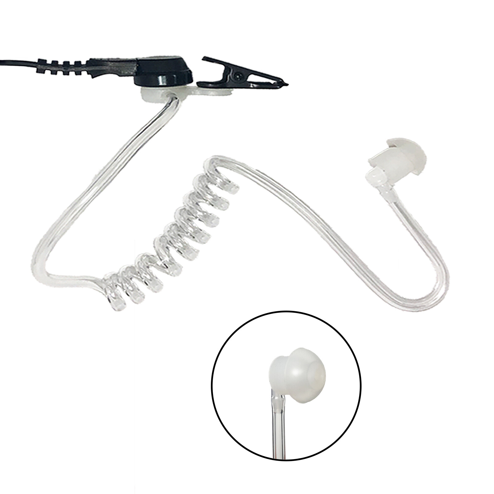 PTT Mic Acoustic Earpiece Headset for Motorola Walkie Talkie CP180 CP200 CLS1110