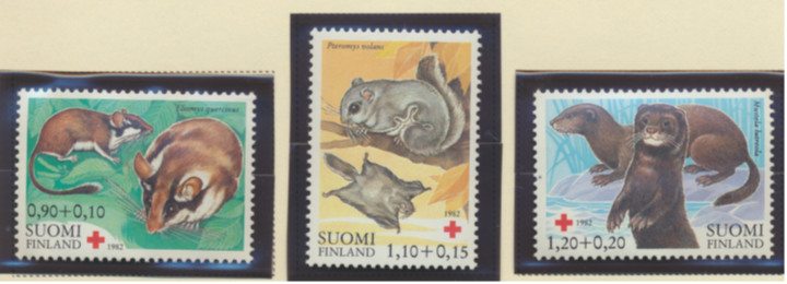Finland Stamps Scott #B227 To B229, Mint Hinged