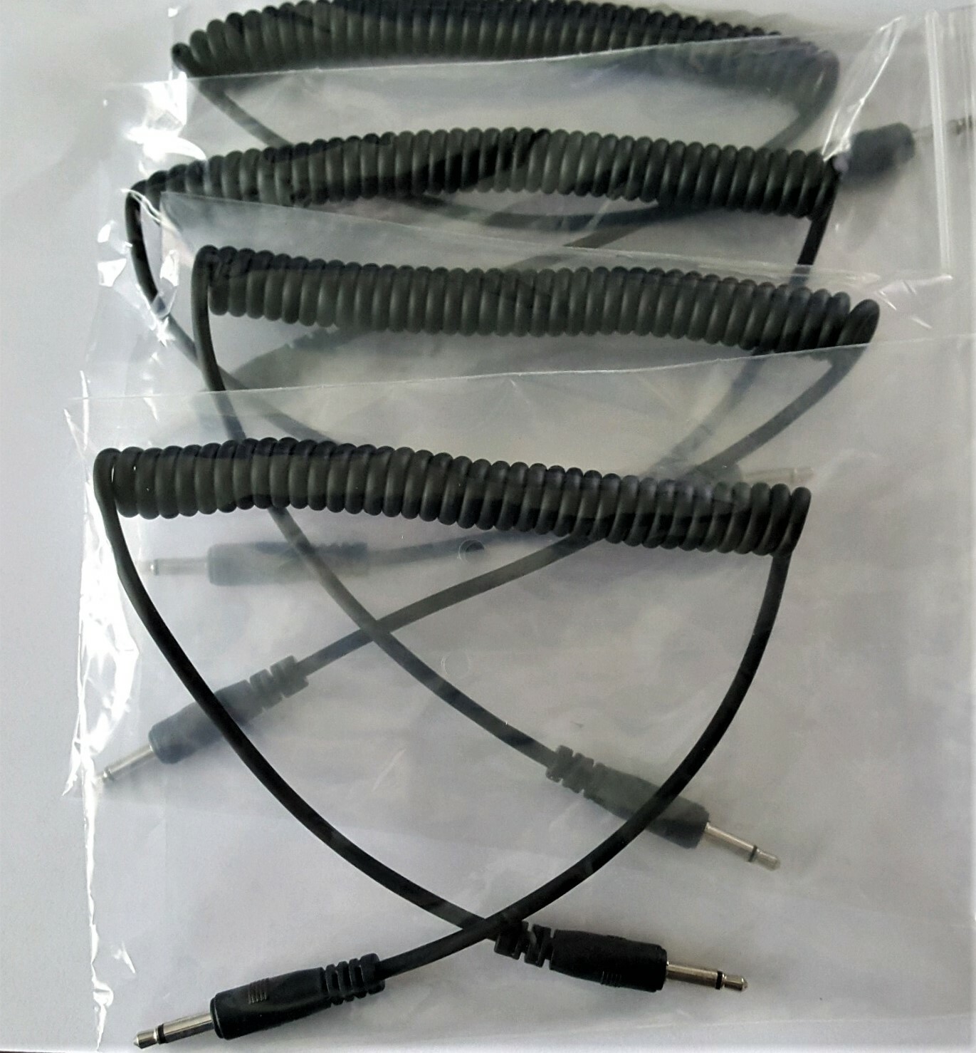 SCANNER HEADSET COILED CORD MONO 4 PACK Racing Radios Electronics Nascar IMSA