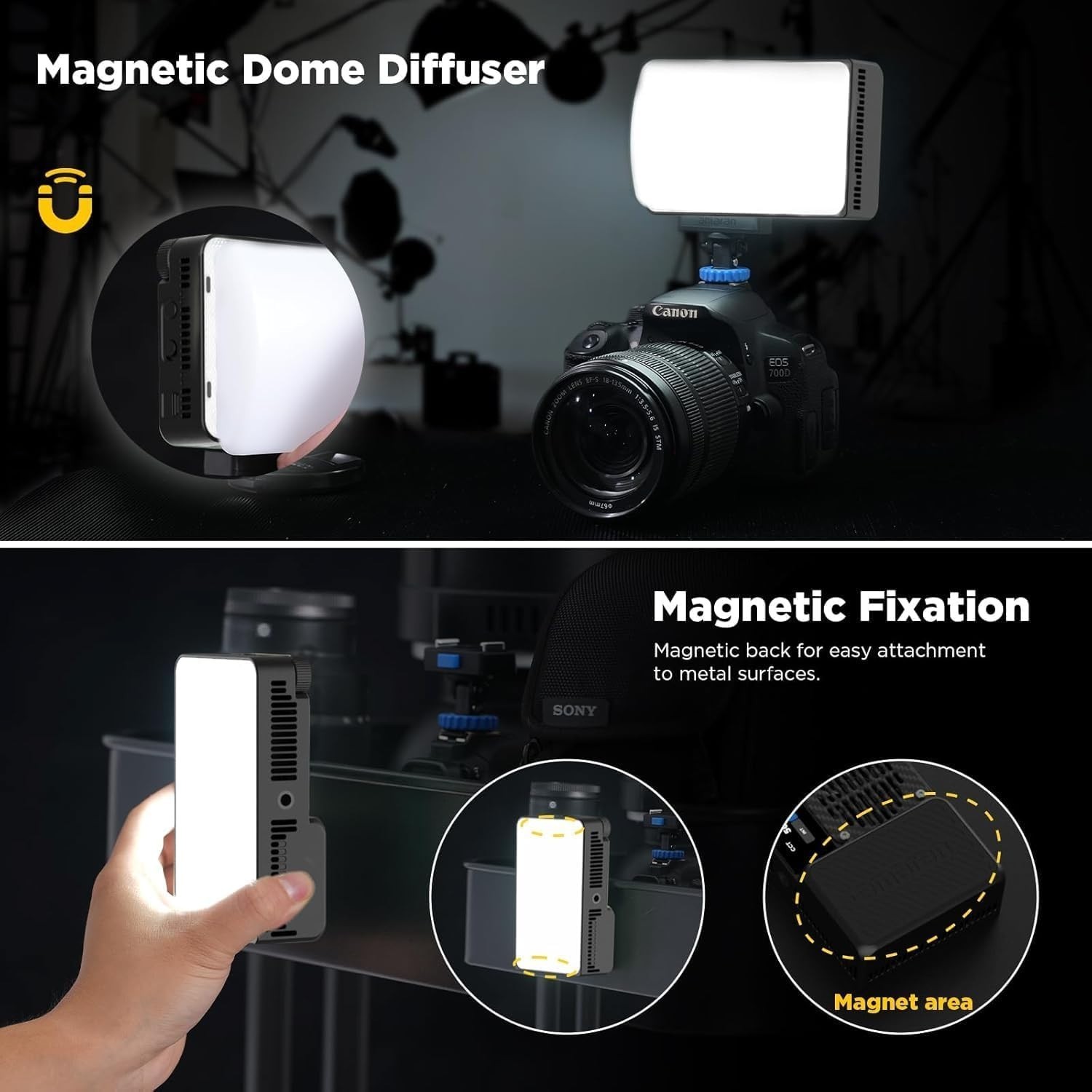 Amaran Ace 25c Pocket RGBWW LED Light Boost Mode Up to 32W Full-Color Mini Light