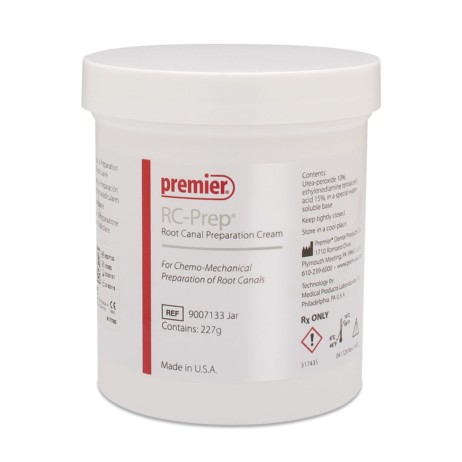 Premier RC-Prep Chemo-Mechanical Preparation of Root Canals, 18 Gm Jar, #9007131