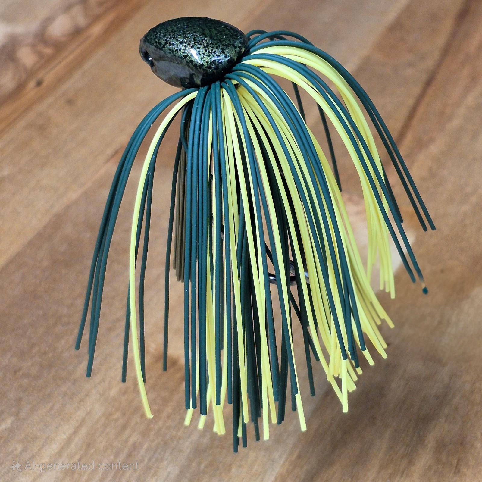 Living Rubber Bass Fishing Brush Jigs 7 Color Options Hand Tied