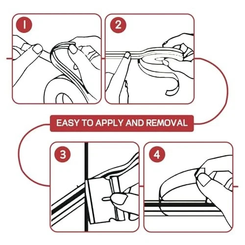 32Ft Car Pinstriping Tape, Vinyl Automotive Pinstriping Tape Stripe Red