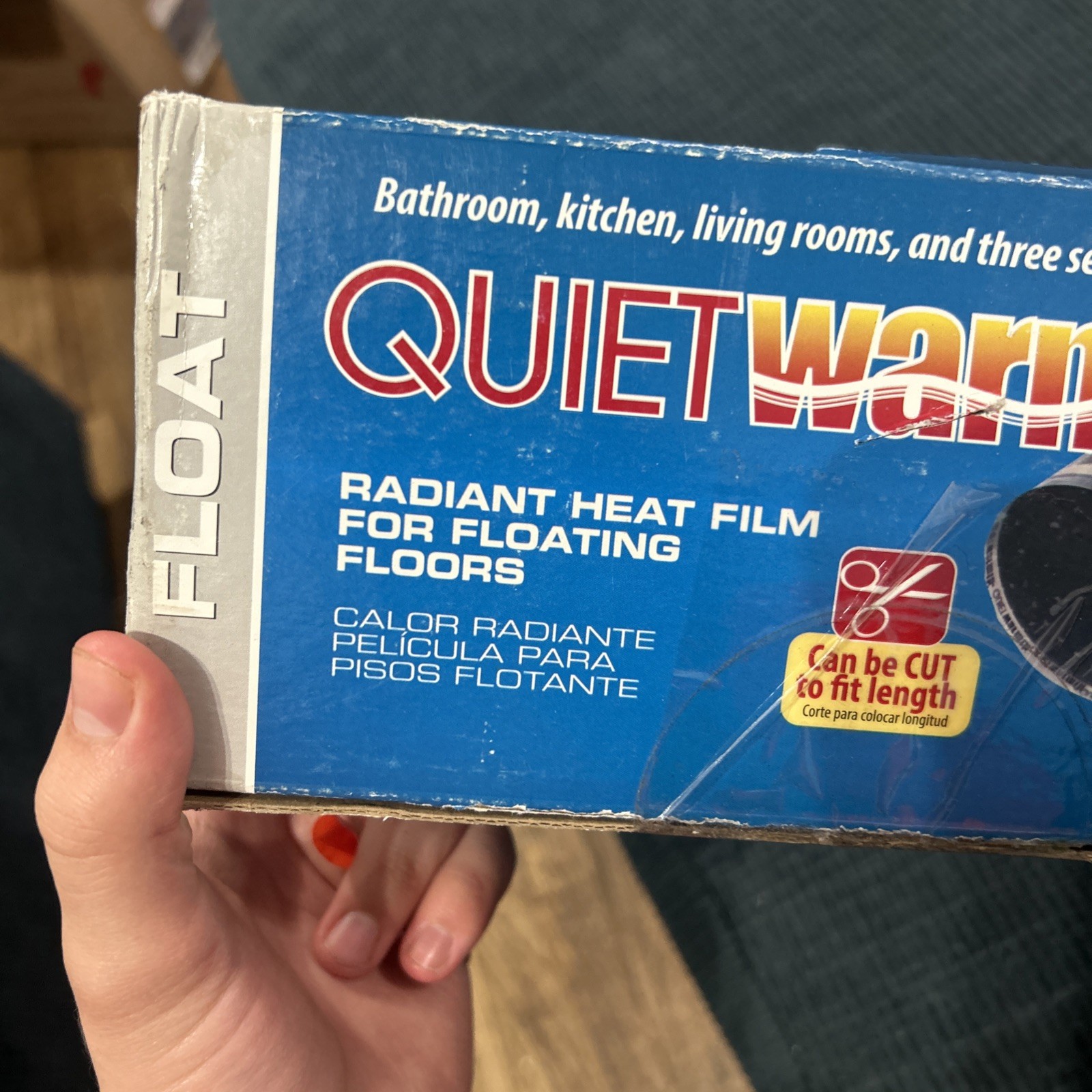 Quiet Warmth Radiant Heat Film For Floating Floors 18” X 5ft BRAND NEW Open Box