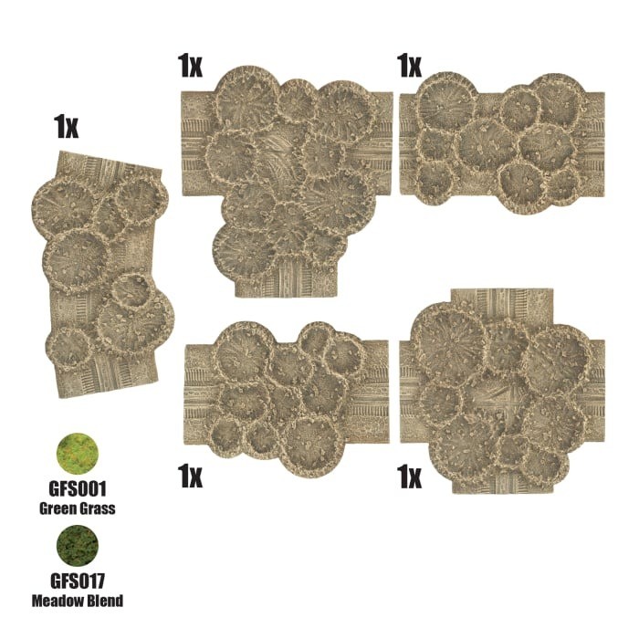 Battlefront Flames of War Cratered Rural Roads Terrain BB143