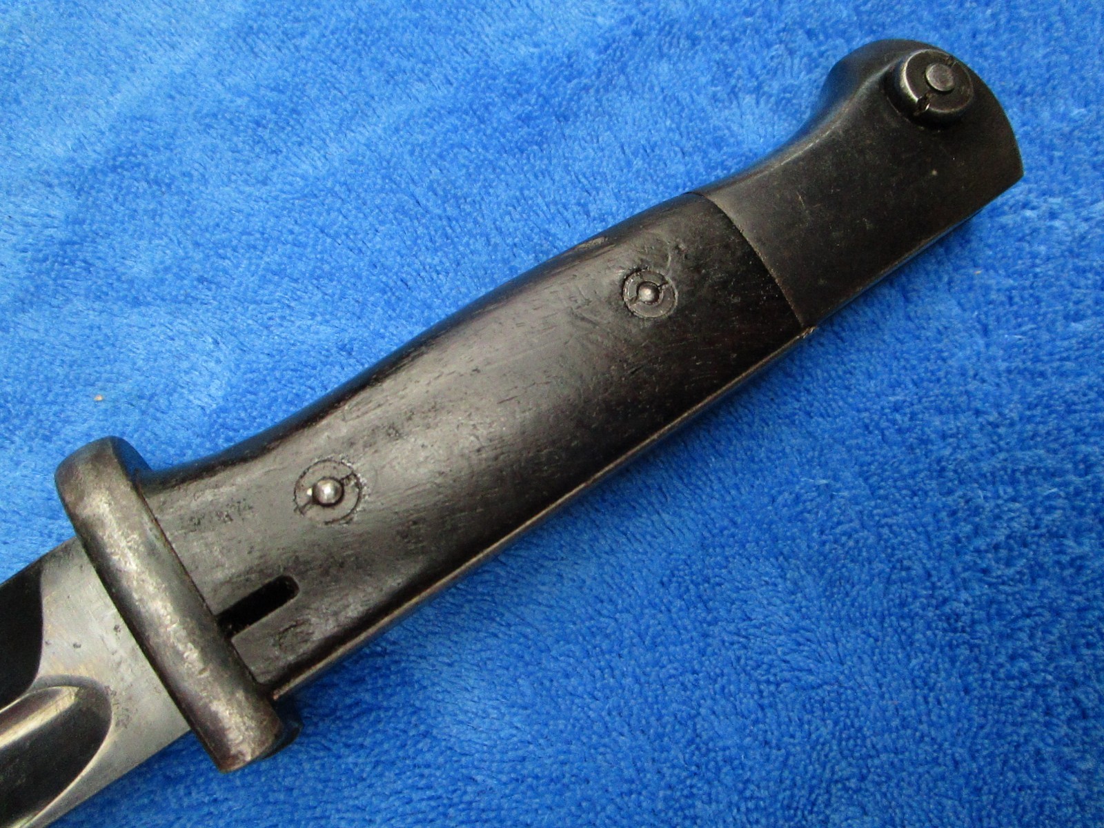 ORIGINAL WW2 PORTUGESE 2ND GERMAN CONTRACT K98 COMBAT BAYONET EXCELLENT