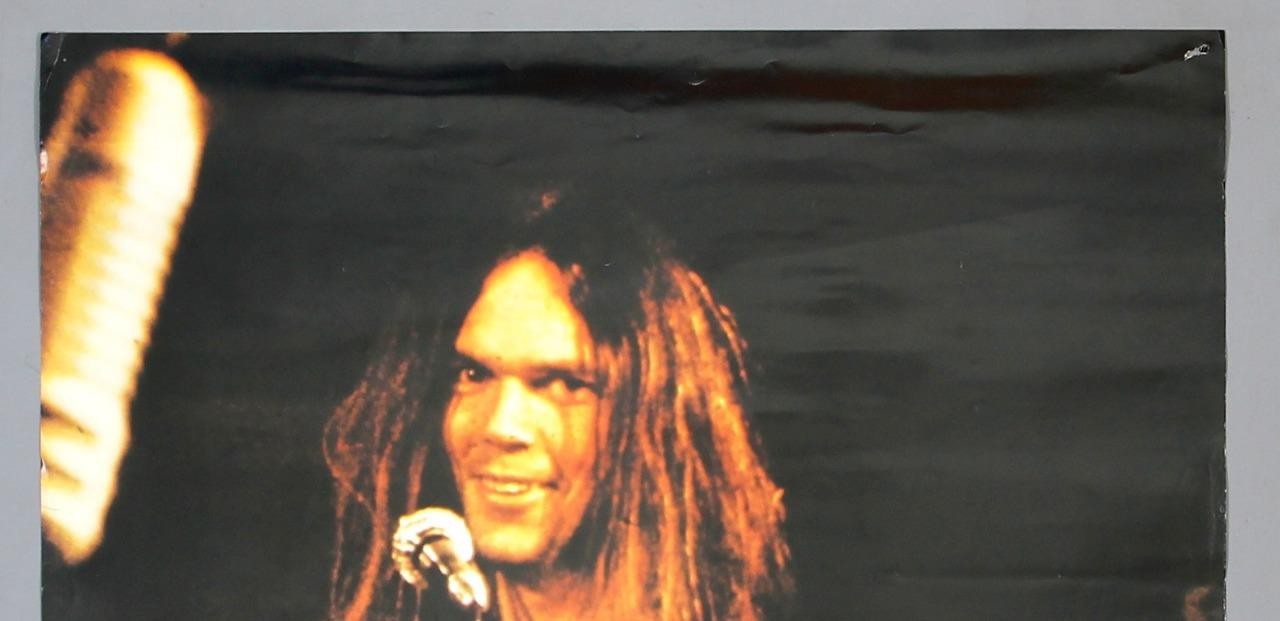 NEIL YOUNG – mega rare original 1975/76 Reprise/Warner-Pioneer promo poster
