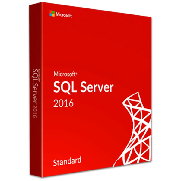 SQL Server 2016 Standard w Unlimited CALs New Authentic Retail Microsoft License