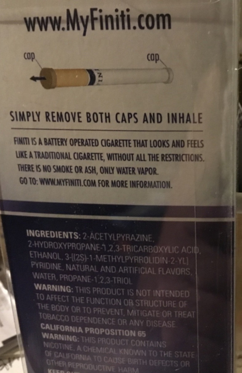 Smoking… Inhaler Fake Cigarette… Help Quit… Aid Cut Down Safely …..