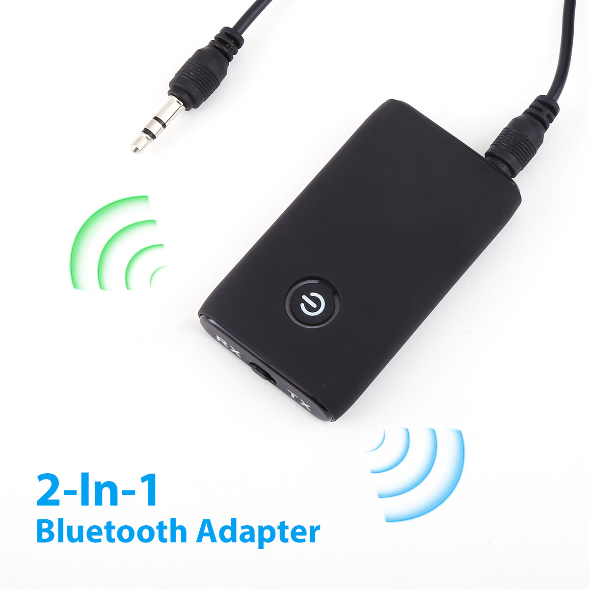 2-in-1 Bluetooth 5.0 Wireless Audio Aux 3.5mm Adapter Transmitter and Receiver