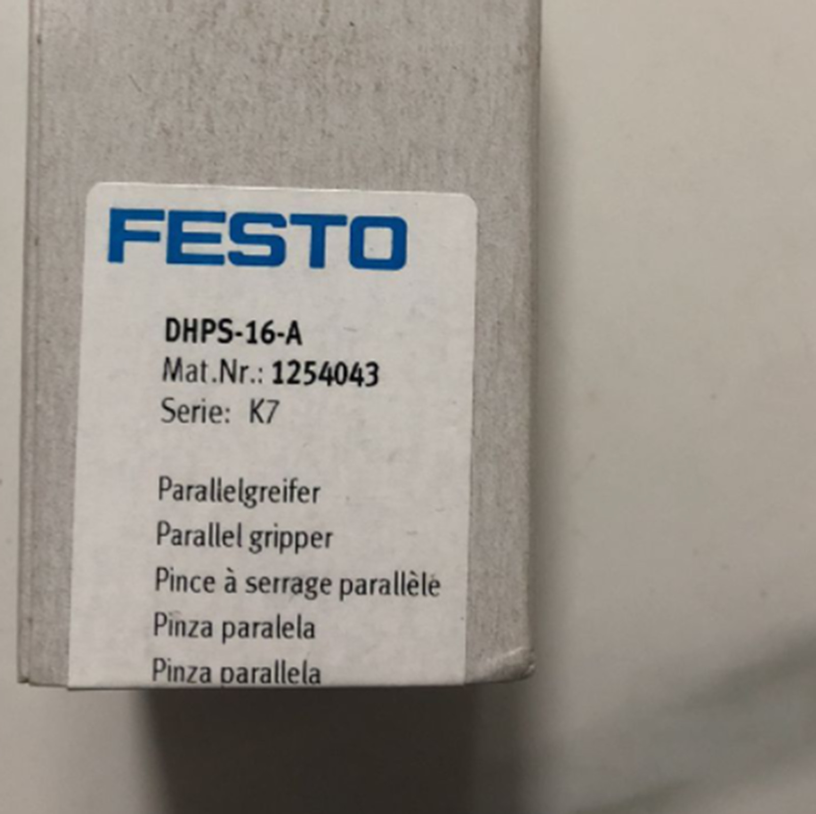 NEW FESTO DHPS-16-A 1254043 Cylinder Parallel Gripper