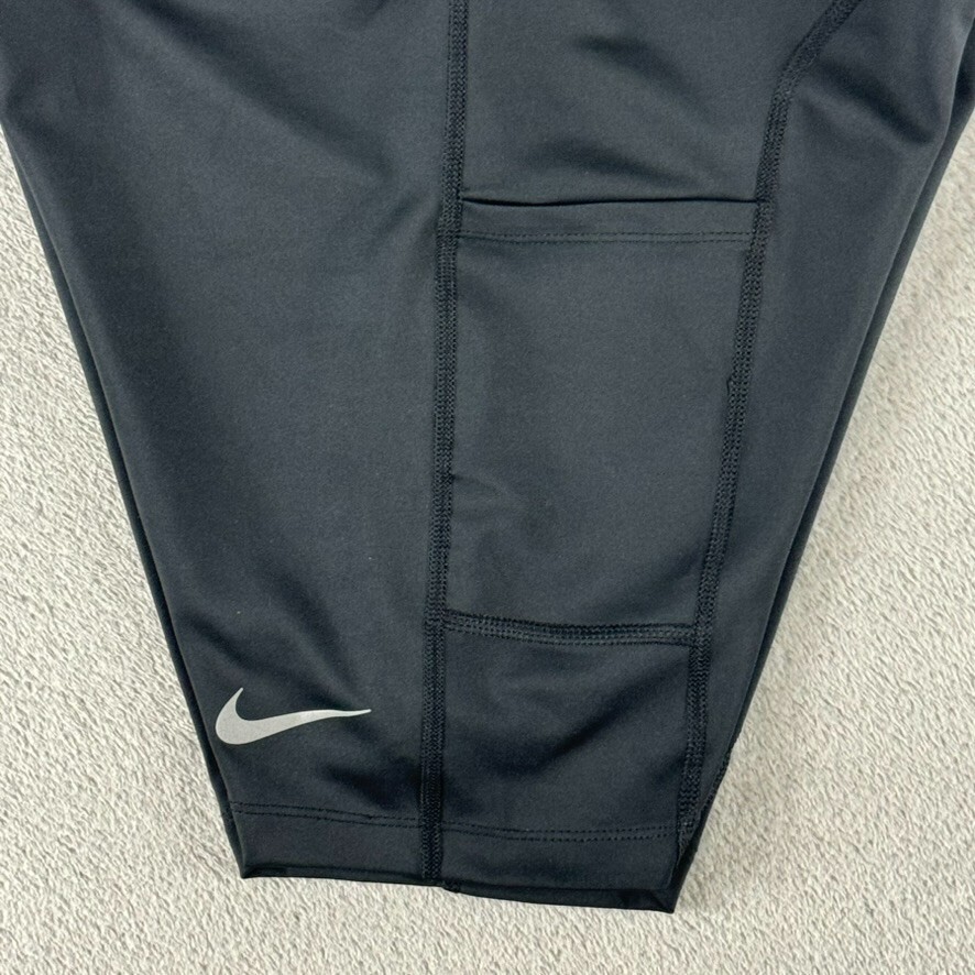 Nike Fast Womens Dri-Fit 7" Compression Running Shorts CJ2373-010 Black Size XL