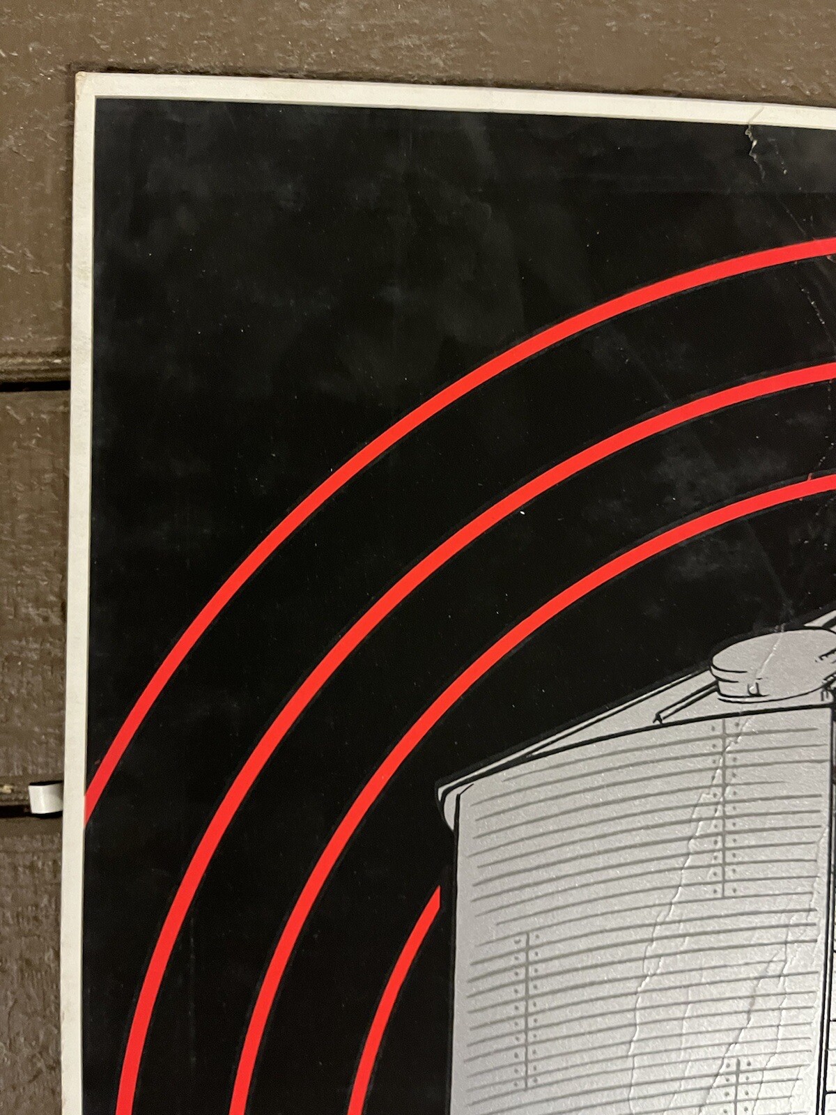 Vintage Circle Steel Grain Bin Dealer Cardboard Sign Oakland ILL MD&M Supply