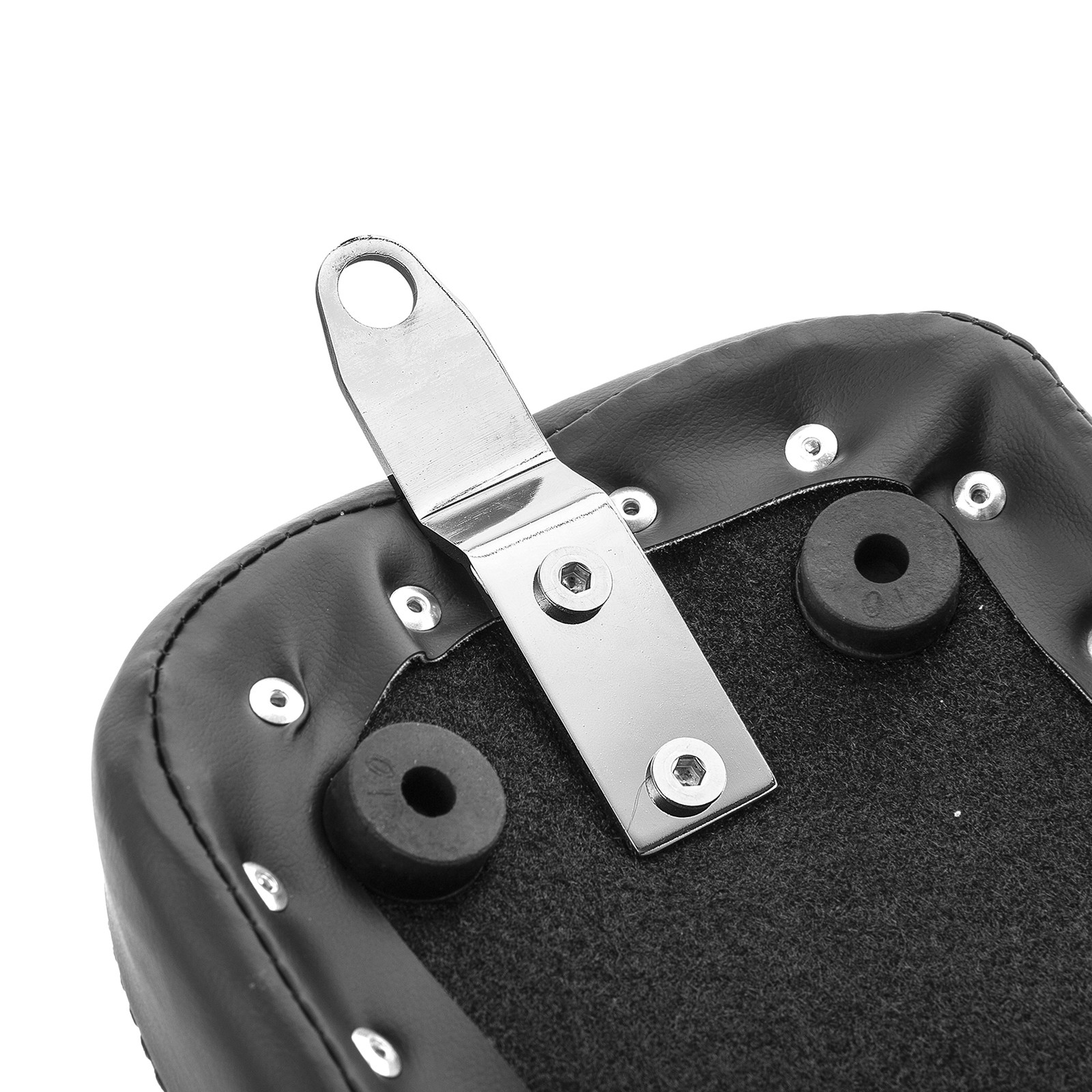 Step-Up Front LS Seat Black Double stitchin For Harley Dyna Fat Bob FXDF 2008-17