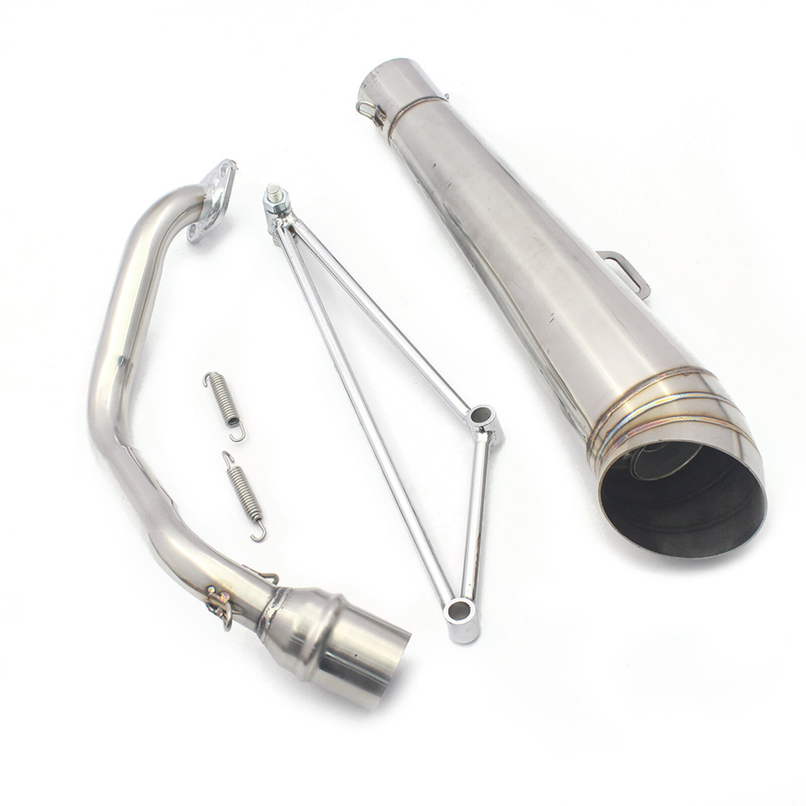 Full Exhaust Muffler Pipe For Honda Ruckus Zoomer GY6 125cc/150cc Stainless