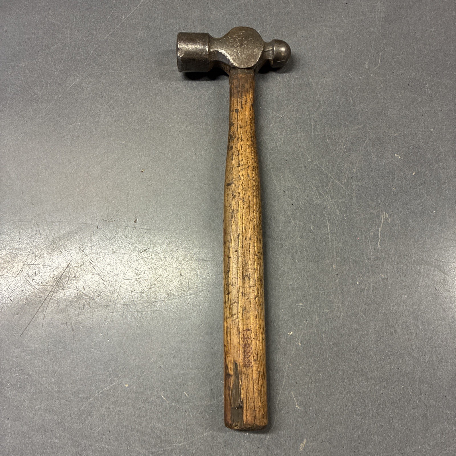 Vintage 1930’s Craftsman Ball Peen Hammer 20 Oz Head Oval Logo