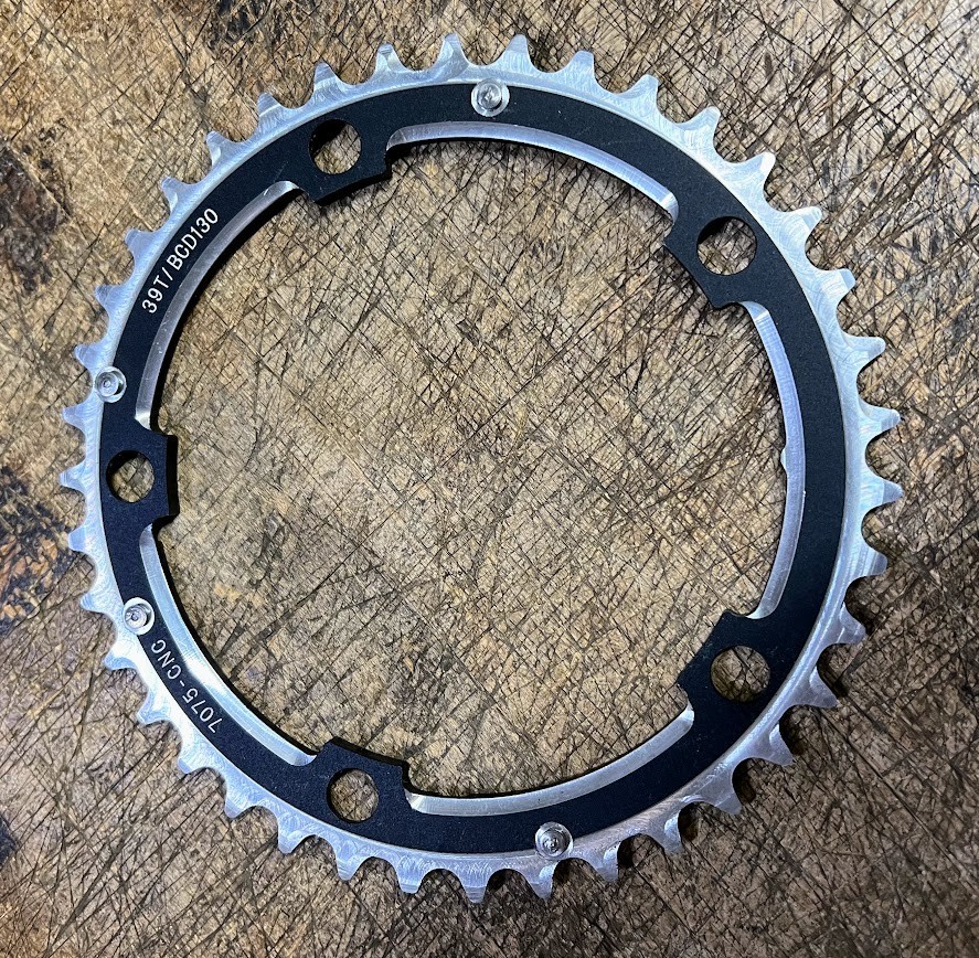 39T Chainring Road Bike - 130BCD Shimano FSA Sram - BRAND NEW - 39 Tooth