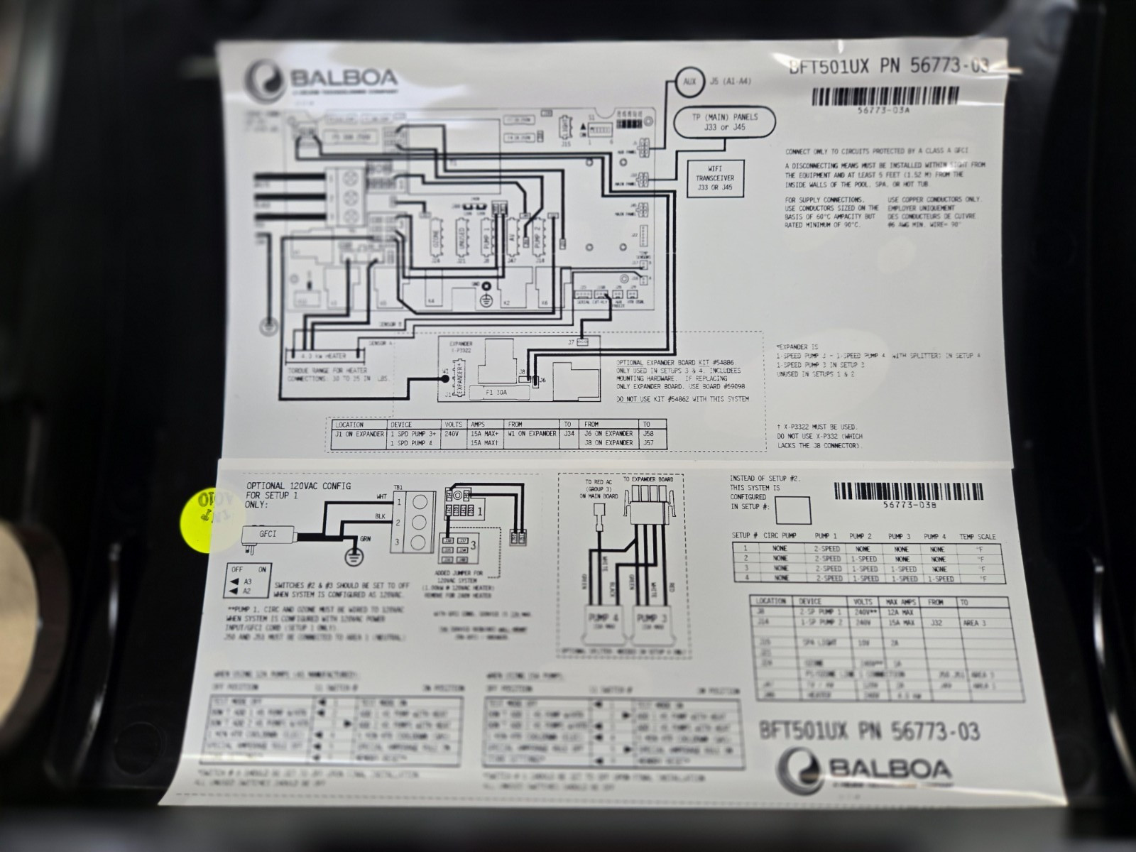 Balboa/HydroQuip - BP501, BP501UX, 4KW Heater/Control Box NEW HOT TUB SPA