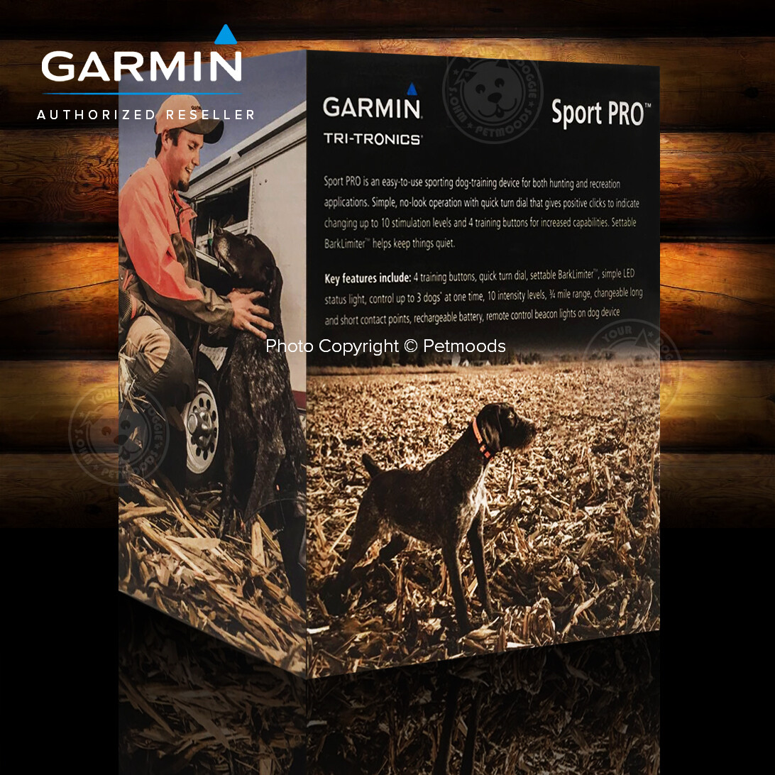 Garmin Sport PRO Dog Collar Training Device & Bark Control - 010-01205-00