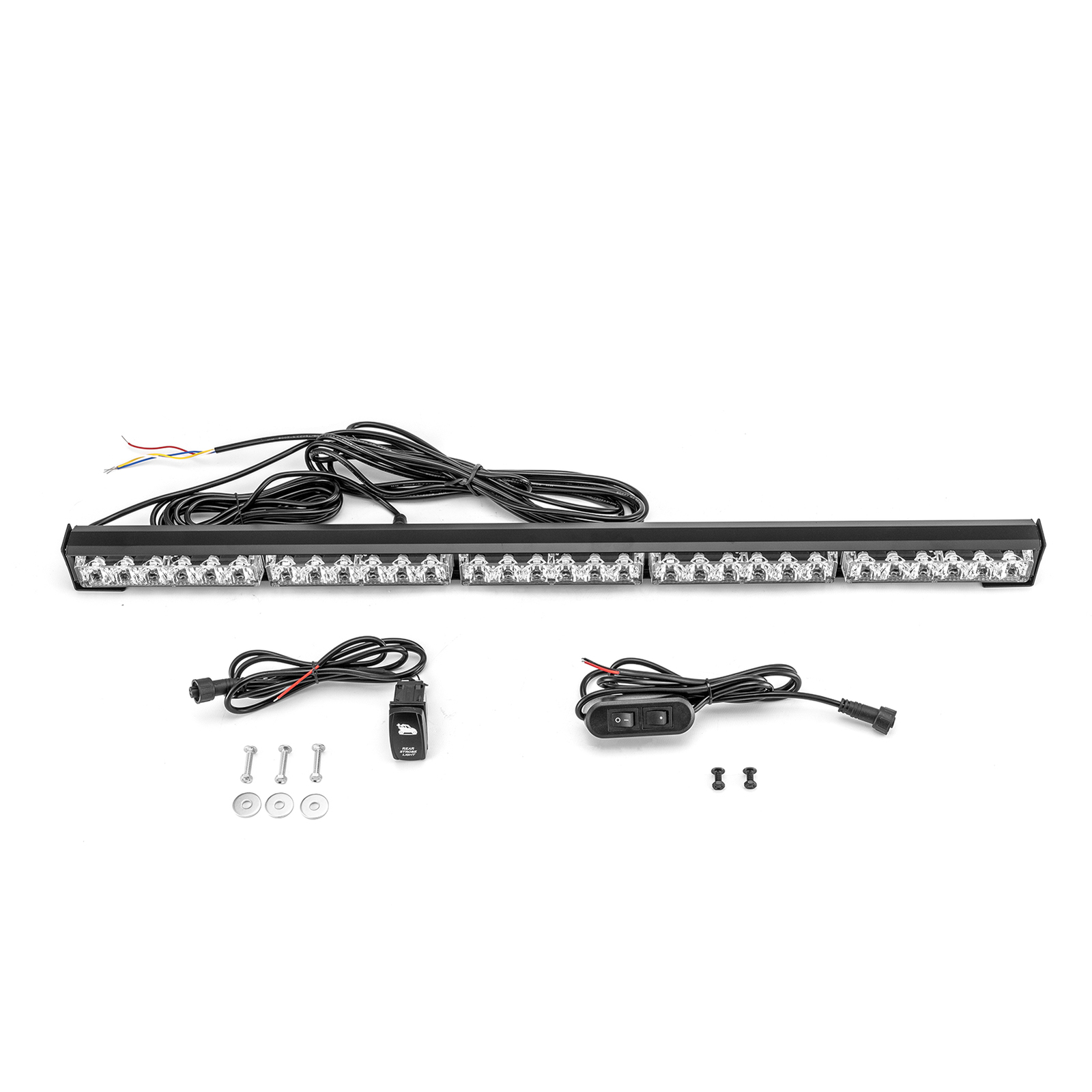 30" LED Light Bar Chase For Polaris RZR Can-AM UTV Off Road Reverse Strobe RYWYR