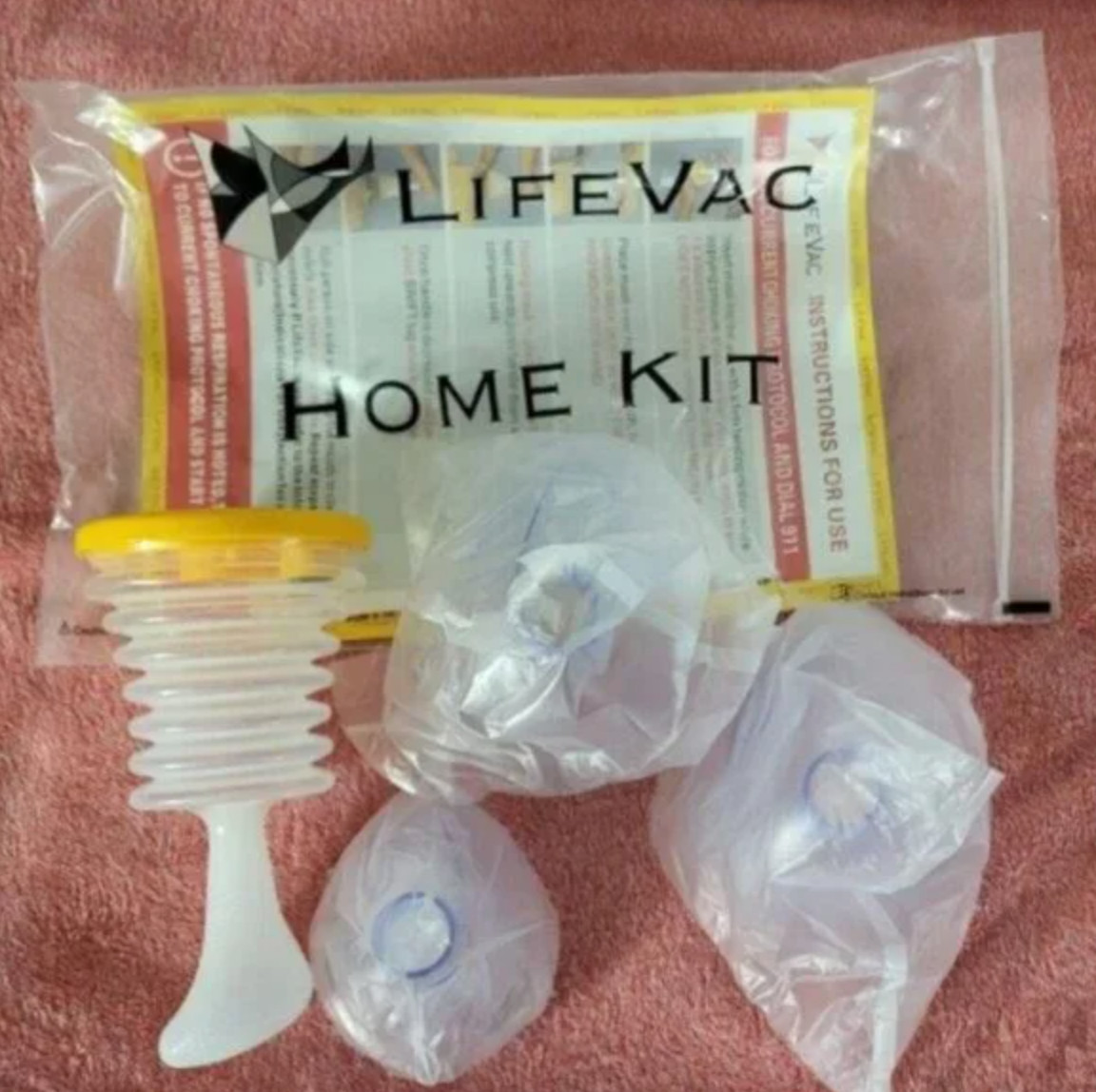 Home First Aid Kit for Emergency Portable Suction Tool Airway Clear Travel..