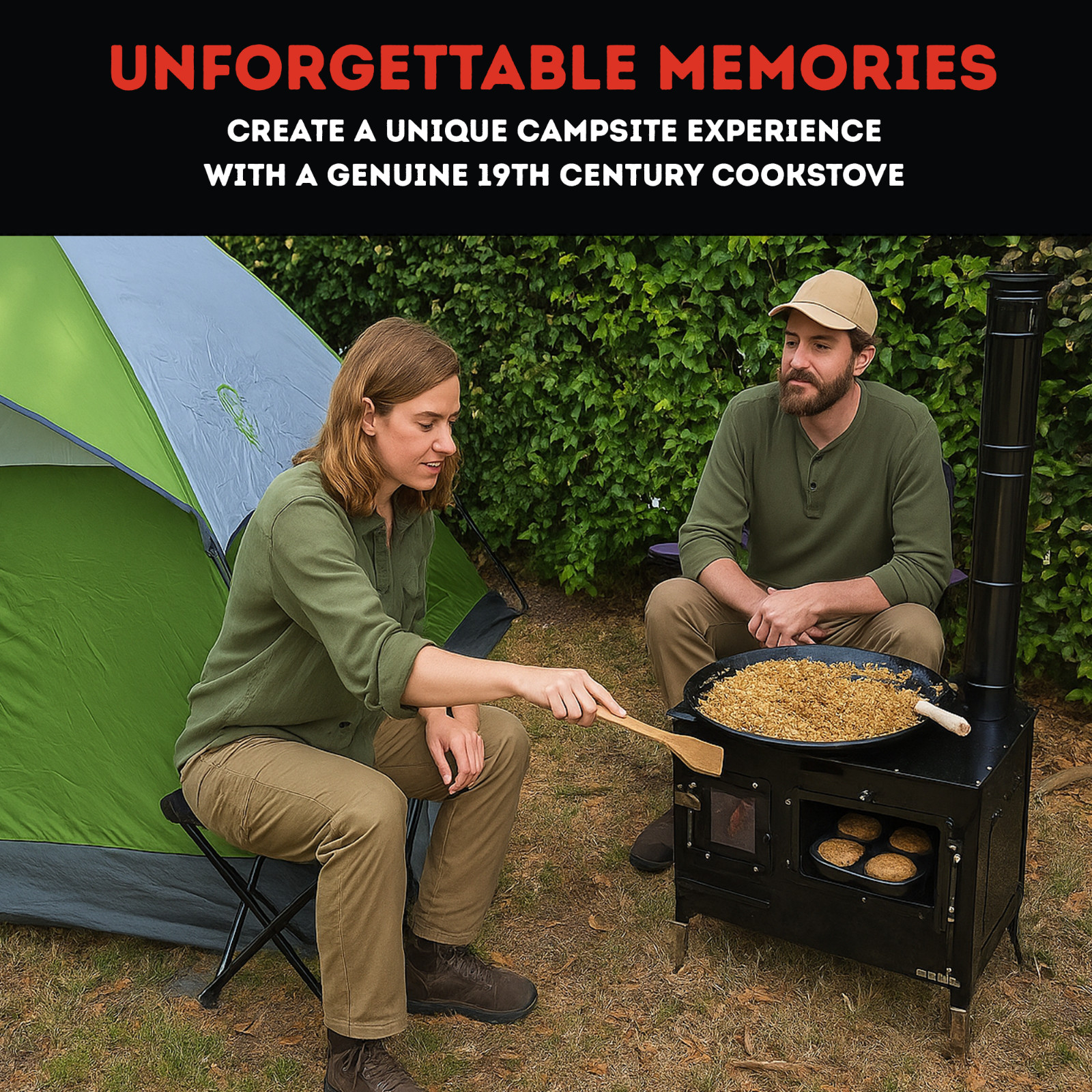 Stonehouse Forge "Trailblazer" Cookstove/Woodstove with Oven