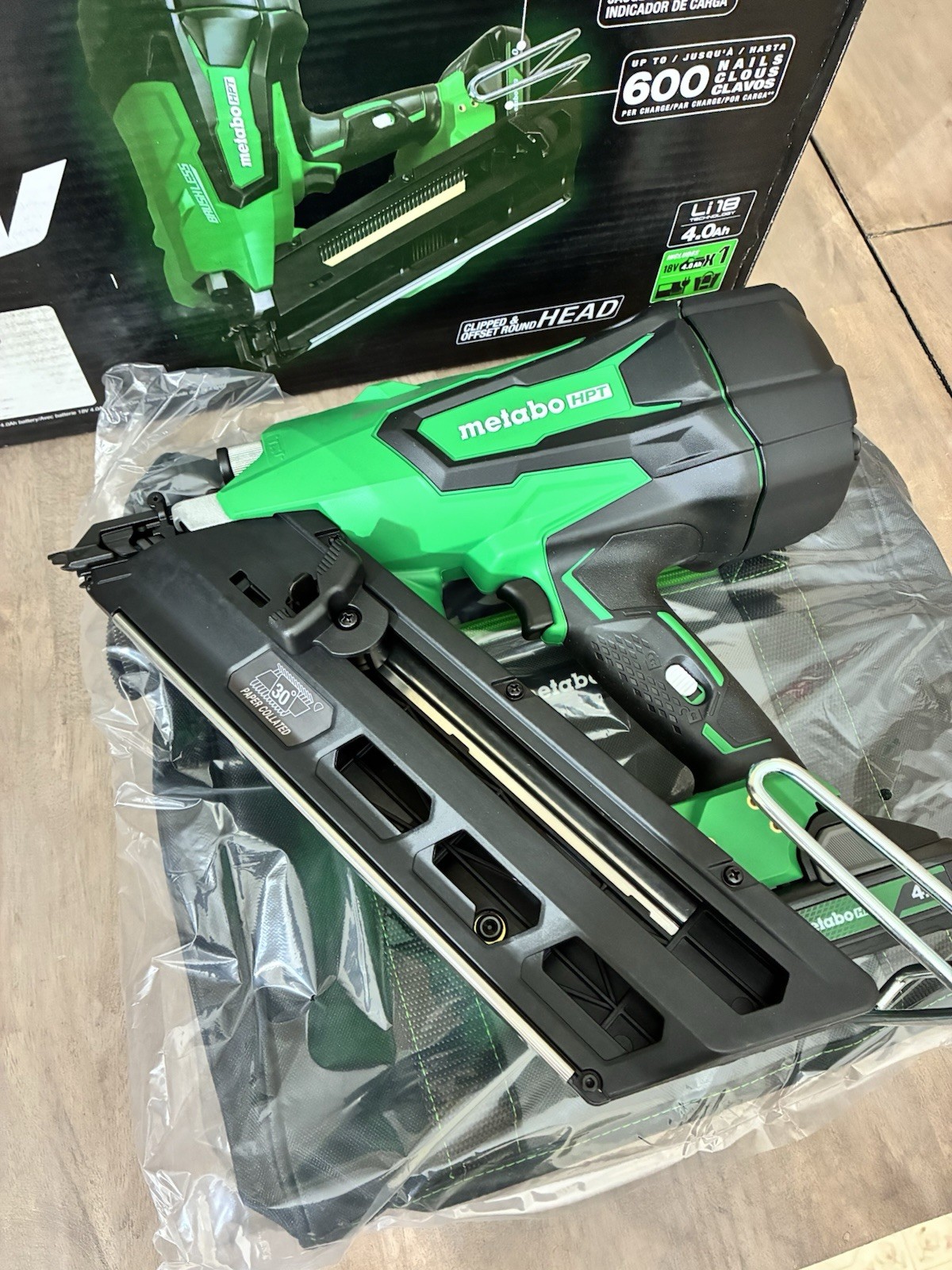 Metabo HPT NR1890DCST 18V 30° Cordless Framing Nailer 3-1/2" – New in Box