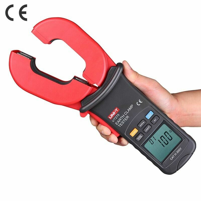 UNI-T UT275 Auto Earth Ground Resistance Clamp Meter 2.2" LCD Range 0.01~ 100✦Kd