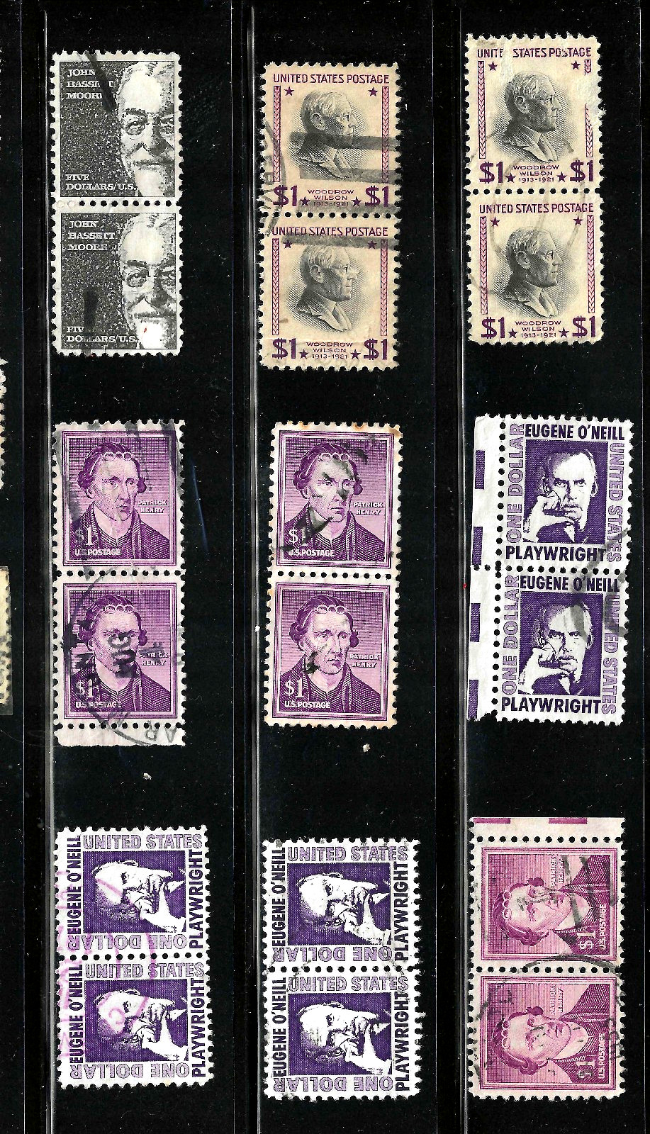 Collection Dealer Stock Sc #832 etc $1-$5 1938 etc US 90A31