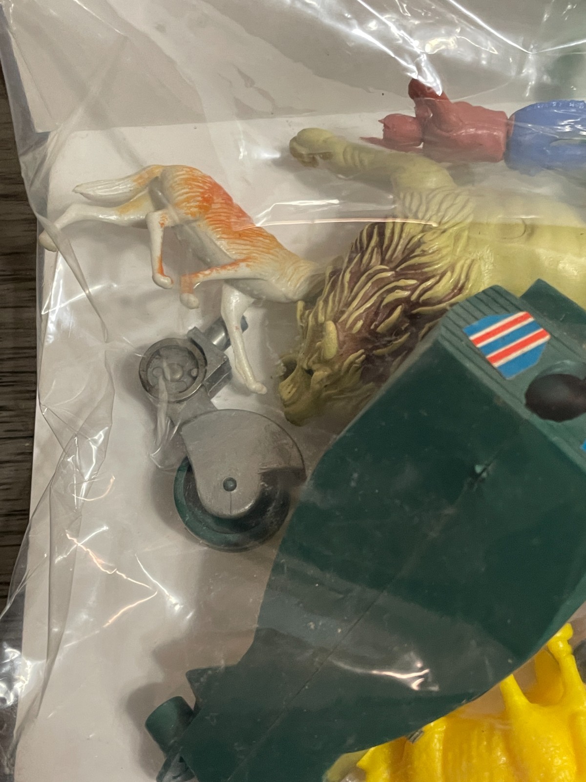 Vintage Bag of Mixed Plastic Toys (Western, Animals, Parts, Misc) Fun Bag!
