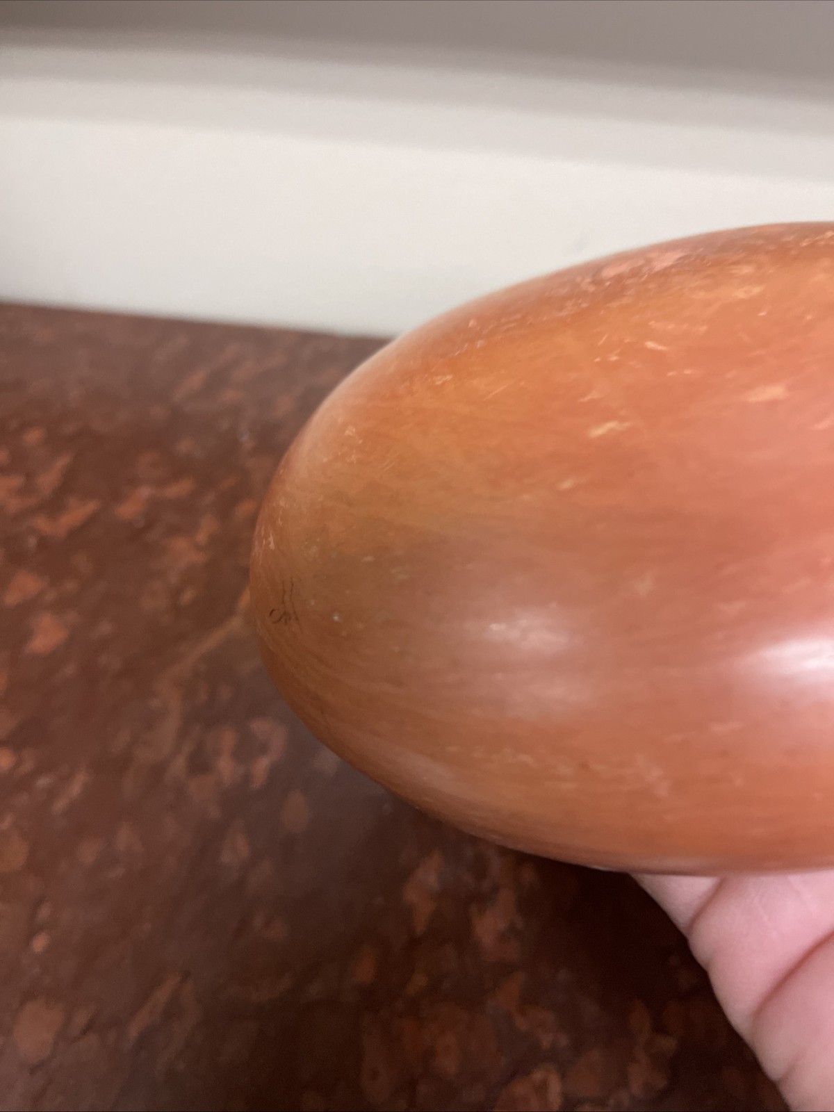 Nampeyo Hopi black and white on red pottery bowl.