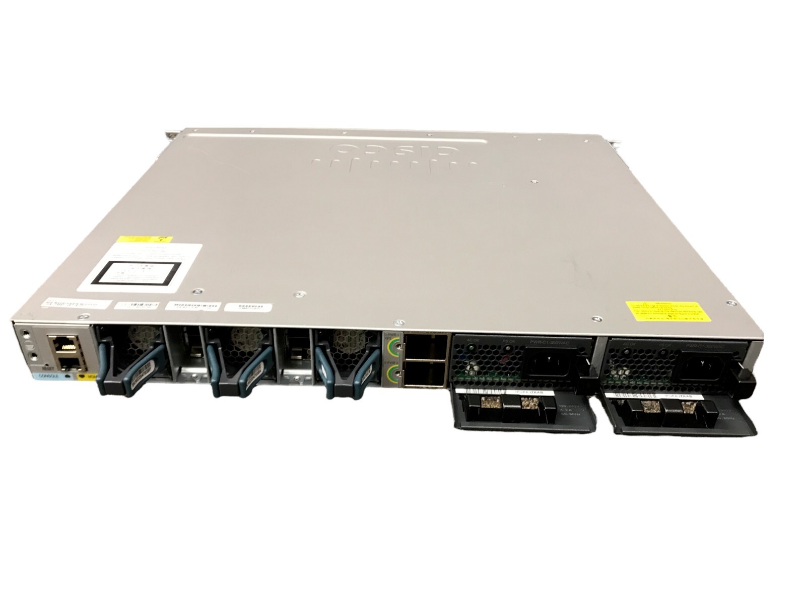Cisco Catalyst WS-C3850-48U-E 48 Port-Switch With C3850-NM-4-10G Dual Pwr spply