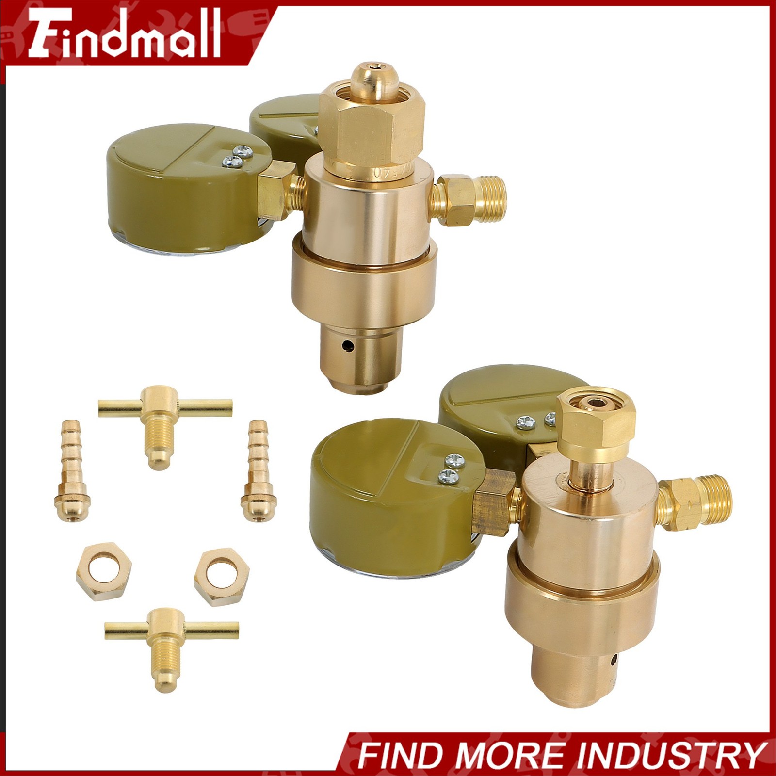 Oxygen Acetylene Gas Regulator Welding Cutting Torch Dual Gauge CGA540 CGA200