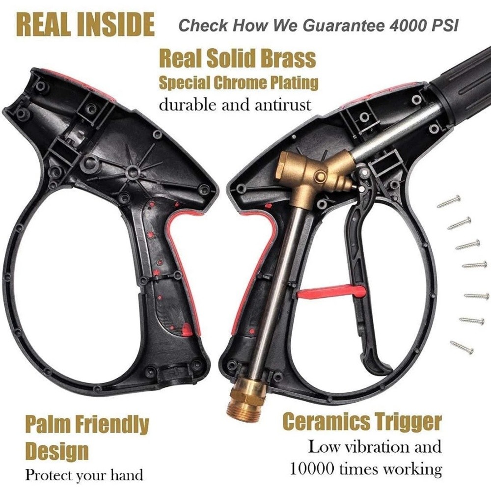 Pressure Washer Sandblasting Kit 5000 PSI Wet Abrasive Sandblaster Attachment wi