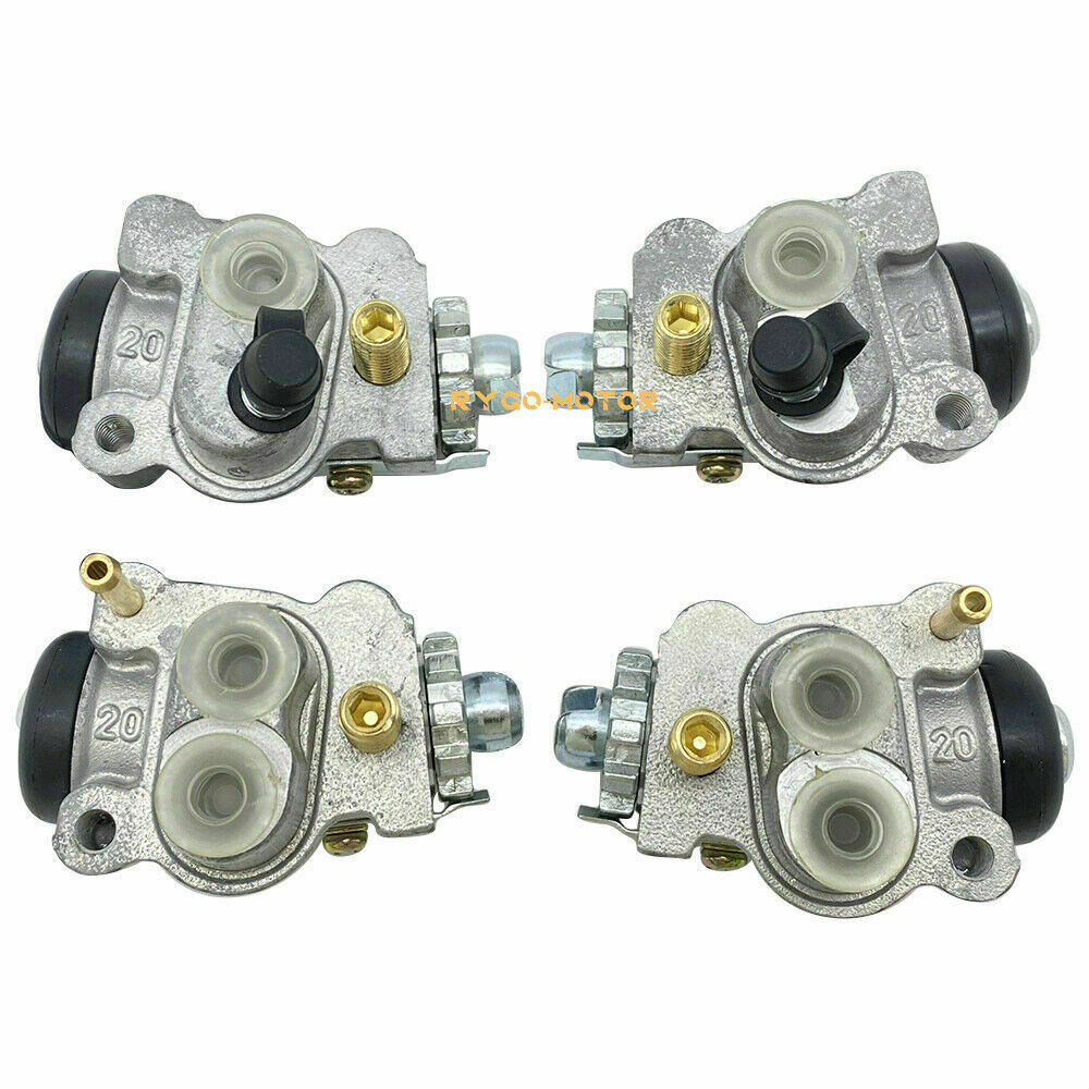 Front Brake Wheel Cylinders W/Shoes Kit for Honda Rancher 350 TRX350 2000-2003