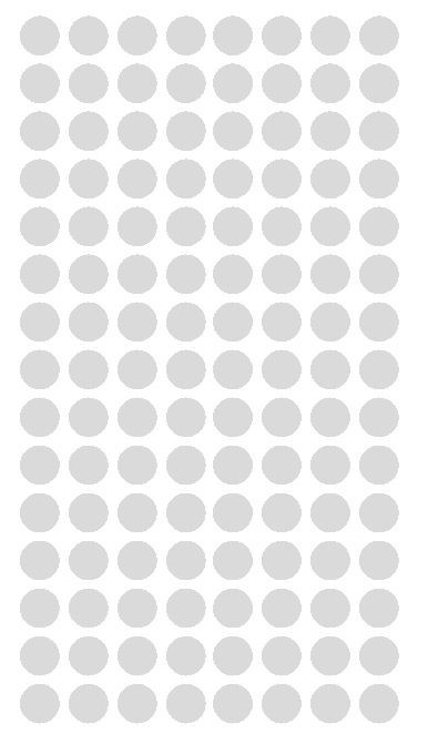 1/4" Lt GREY GRAY Round Color Coding Inventory Label Dots Stickers MADE IN USA