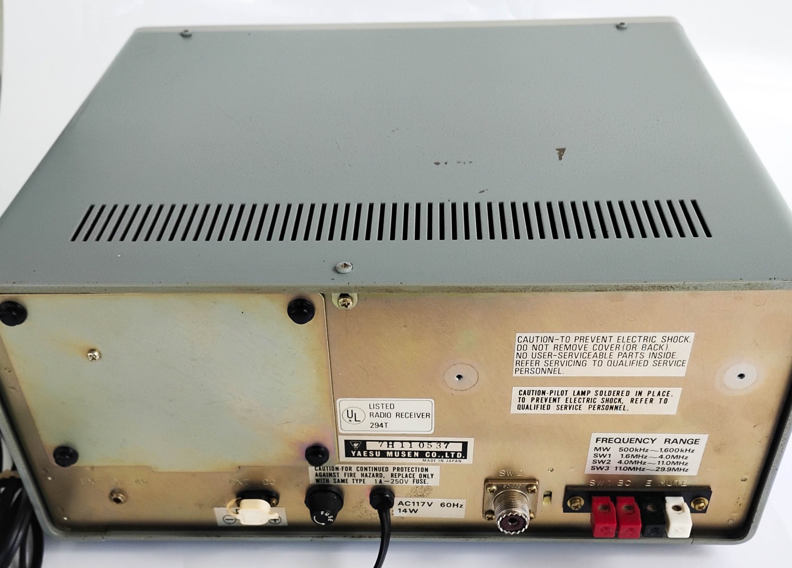 YAESU COMMUNICATIONS RECIEVER FRG-100 Vintage Tested **DEMO VIDEO Included