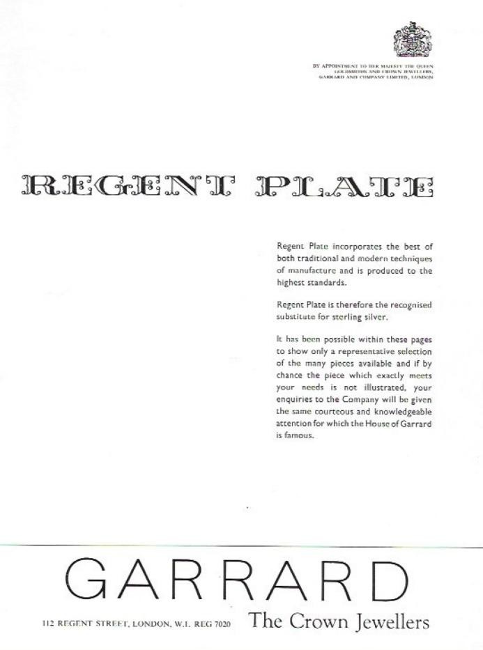 Silver Oblong Coffee Tray , Raw Edge/Plain. 11 in.