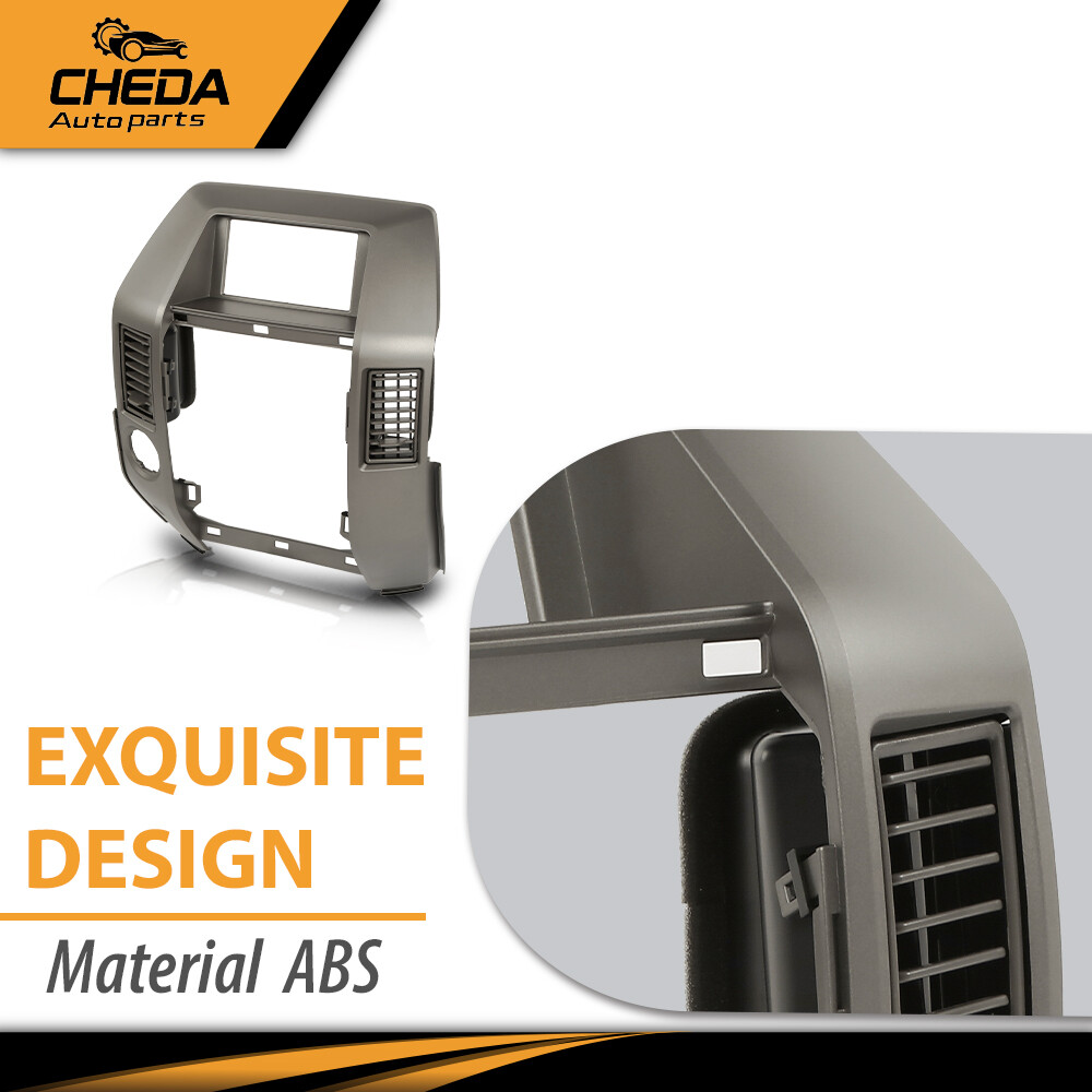 Center Dash Radio Bezel Instrument Panel Gray Fit For 2004-2007 Infiniti QX56